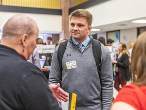 Student listening